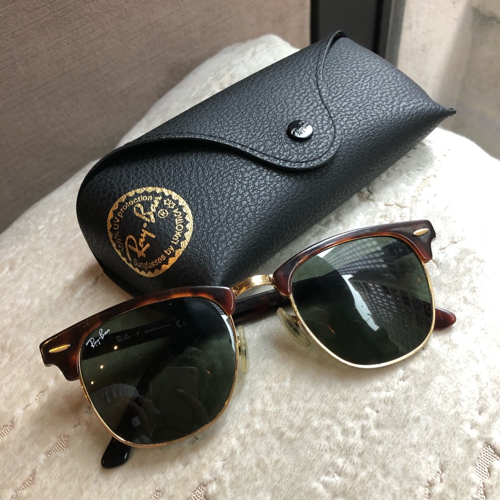Rayban clubmaster tortoise classic sunglasses